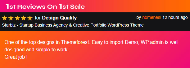 Starbiz - Startup Business Agency & Creative Portfolio WordPress Theme - 1