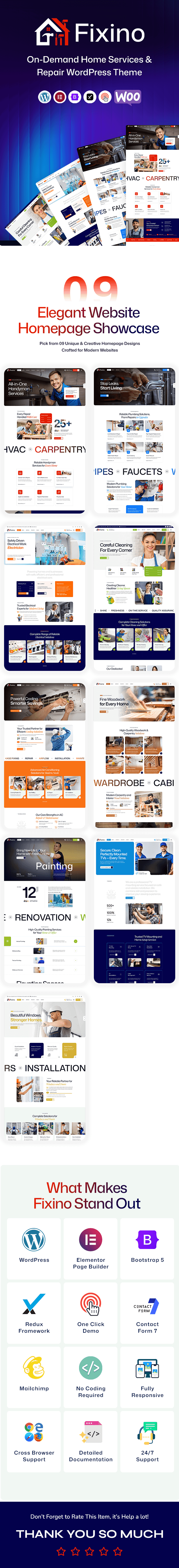 Fixino – On-Demand Home Services & Repair WordPress Theme - 2