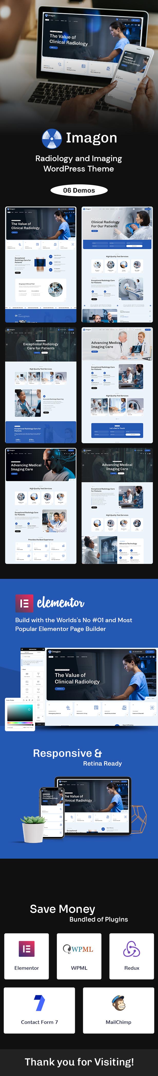 Imagon – Radiology and Imaging WordPress Theme
