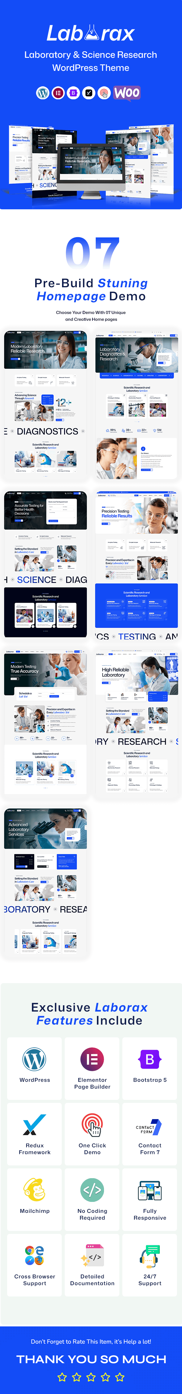 Laborax – Laboratory & Science Research WordPress Theme - 2