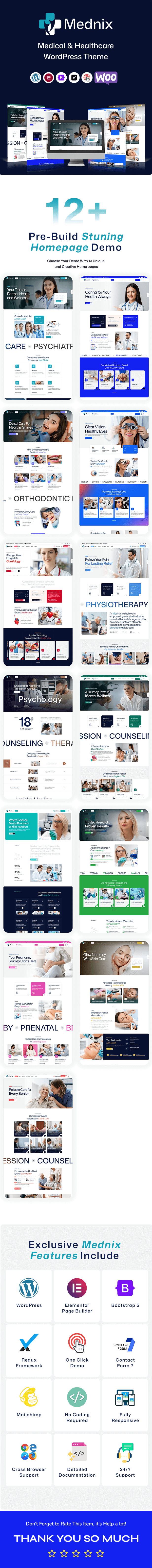 Mednix – Medical & Health Clinic WordPress Theme - 2