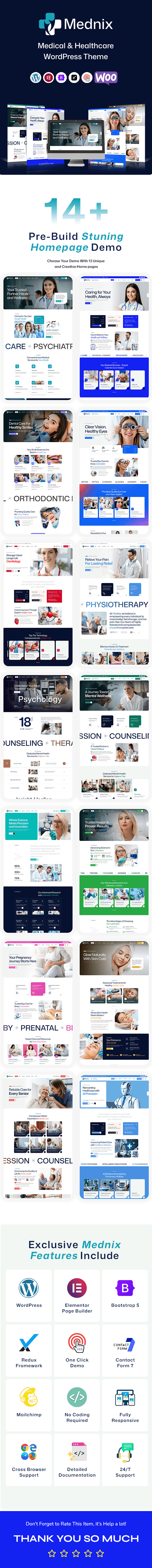 Mednix – Medical & Health Clinic WordPress Theme - 2