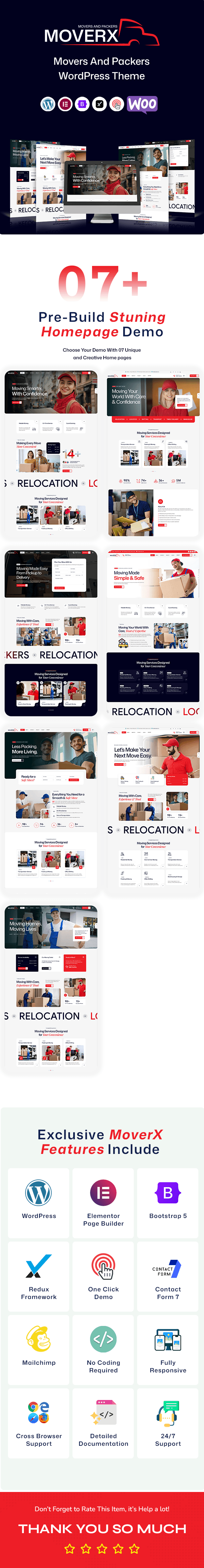 MoverX – Movers & Packers WordPress Theme - 2