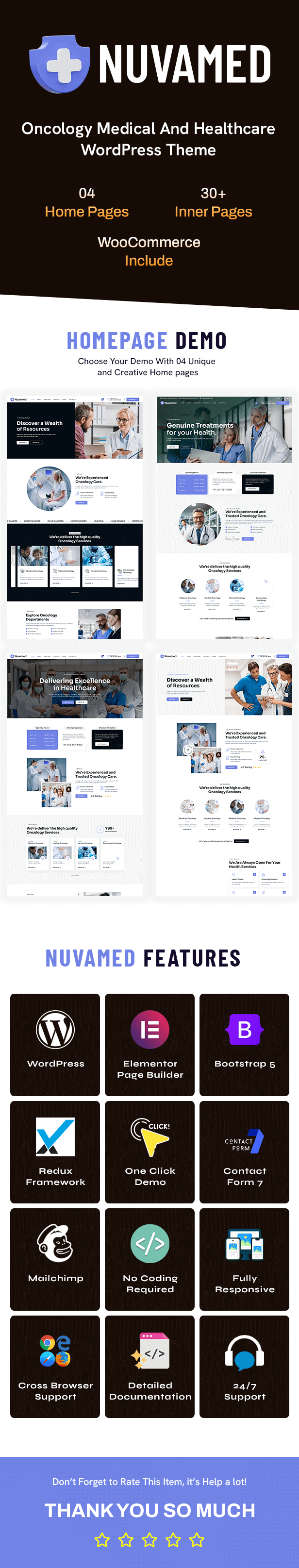 Nuvamed - Oncology & Cancer Treatment Medical WordPress Theme
