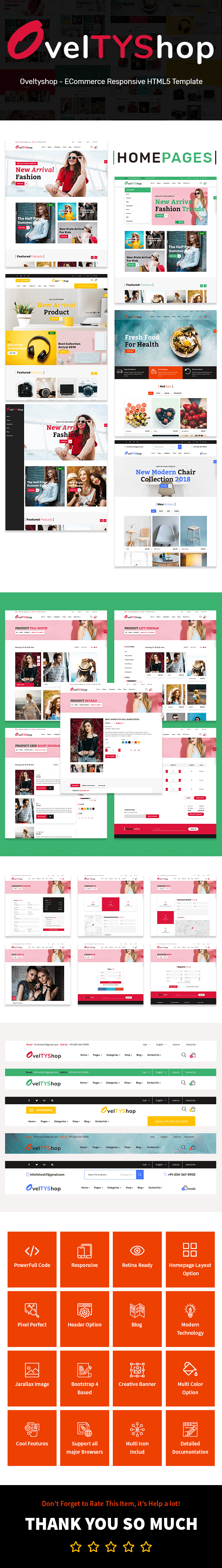 Oveltyshop - ECommerce Responsive HTML5 Template - 2