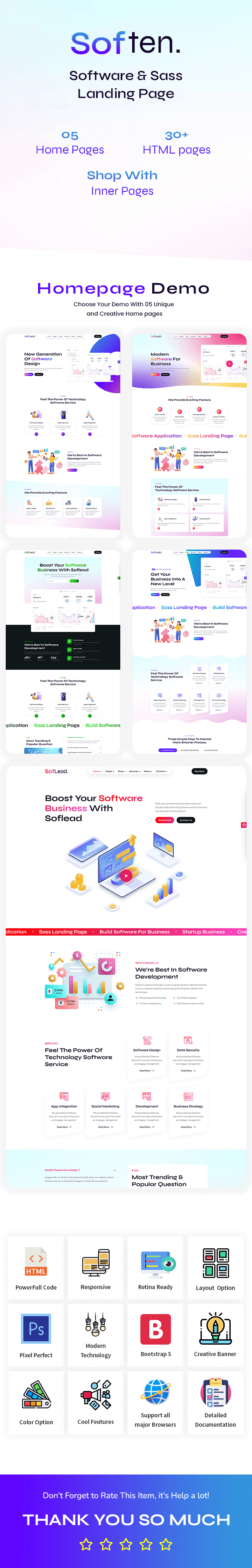 Soften - Software & SaaS Landing Page - 1