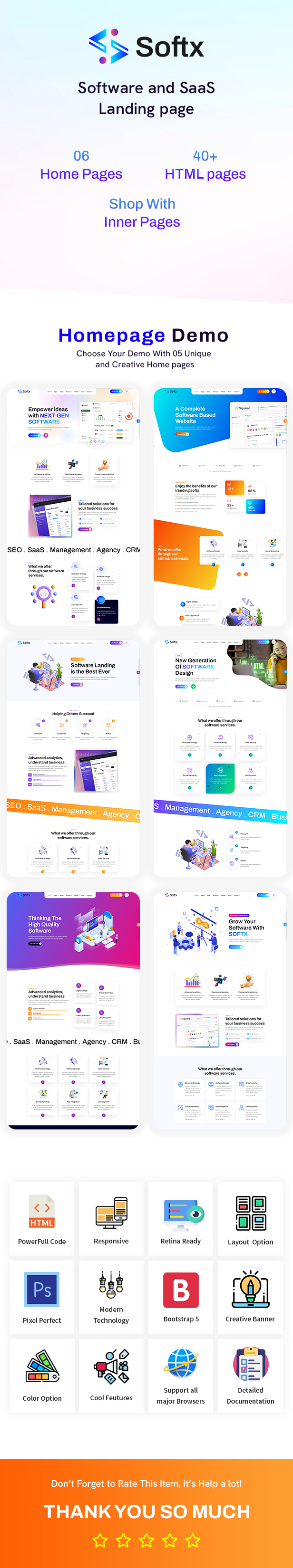 Softx - Software Landing Page - 1